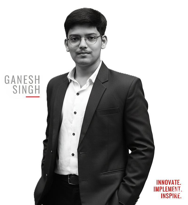 A portrait of Ganesh Singh